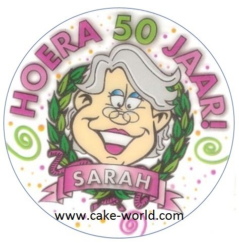 Sarah 50 - Cake-world