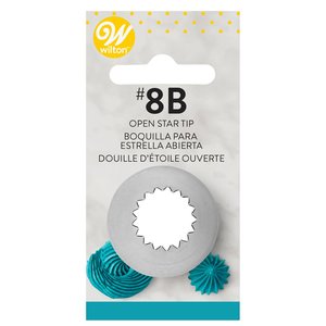 Wilton Decorating Tip #8B Open Star