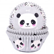 House of Marie Cupcakevormpjes Panda pk/50