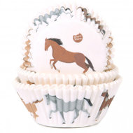 House of Marie Cupcakevormpjes Paarden pk/50