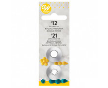 Wilton Decorating Tip set round #012 Open Star #021