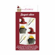 Scrapcooking Sugar Decorations Halloween Wizard, 8st.