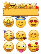 Emoji Decoratieprint