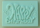 Happy Birthday Plaque Mould