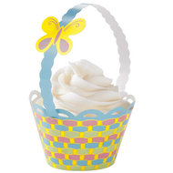 Wilton Colorful Basket Cupcake Wraps