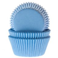 House of Marie Baking Cups licht blauw/50 st