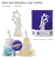 Wilton The First Kiss Wedding Cake Topper