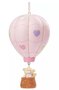 Taarttopper Luchtballon Roze 14cm