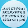 FMM  Swirley Alphabet & Numbers  Font Tappits