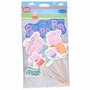 Dr.Oetker Peppa Pig Taarttoppers, 12st.