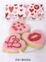 Valentine Cupcake/Cookie Tops Designer Stencil