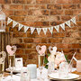 With Love 'Just Married' Wedding Mini Bunting, 1m.