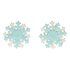 FunCakes Fondant Decoraties Snowflakes pk/12