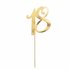 PartyDeco Taarttopper 18 Goud